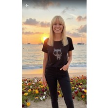 Pormago Kedi Figürlü Tşört