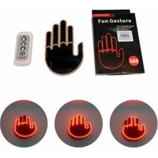 Ronanna Pilli LED Işık Araç Camı Için Uzaktan Kumandalı El Simgesi