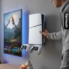 Hermech Ps5 Joistick Tutuculu Duvar Askı Standı