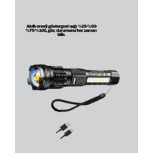 Ronanna Outdoor ve Acil Durum Için Güçlü LED El Feneri