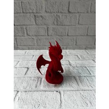 Ronanna 12 cm Kırmızı Ejderha Figürü Koleksiyonluk Dekoratif Biblo