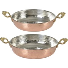 Moda Bakır Bakır Tava 18-20 cm