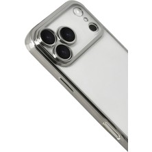 Ronanna Newface Apple Iphone 17 Pro Razer Lensli Silikon - Gümüş
