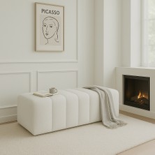 Argedemo Ringo Puf Uzun Bench 120CM Modern Puf Antre,hol,giyinme Odası,salon