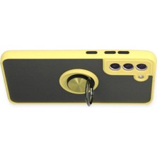 Ronanna Newface Samsung Galaxy S21 Fe Kılıf Montreal Yüzüklü Silikon Kapak - Sarı