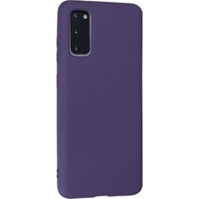 Ronanna Newface Samsung Galaxy S20 Kılıf Nano Içi Kadife Silikon - Mor