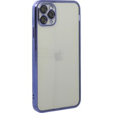 Ronanna Newface Iphone 11 Pro Max Kılıf Razer Lensli Silikon - Mor