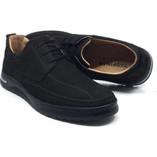 Taşpınar Ayakkabı Taşpınar 767 %100 Hakiki Nubuk Deri Ortopedik Erkek Yazlık Rahat Günlük Ayakkabı 40-45