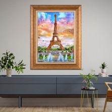 Giyense Altın Varaklı Çerçeveli Paspartulu Tablo SD1120