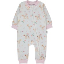 Bebetto Interlok Fermuarlı Patiksiz Tulum (My Sun) Ekru