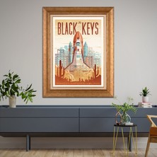 Giyense Altın Varaklı Çerçeveli Paspartulu Tablo SD1283