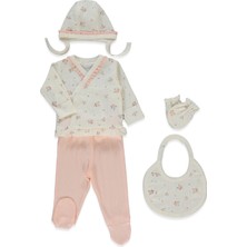 Bebetto Ajurlu Zıbın Set 5li (Bloom) Pembe