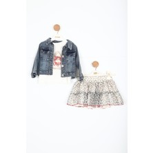 Top Teens Kız Çocuk Alt Üst Etek Takım 6-36 Ay 3088