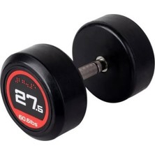 313 Sport 27,5 kg Kauçuk Kaplı Profesyonel Olimpik Dumbbell ( Dambıl )
