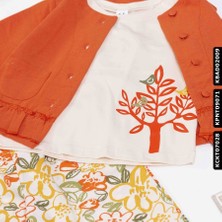 Xo Kids Kız Ağaçtaki Kuşlar Badi 9 Ay - 2 Yaş  34607 Kbad02009