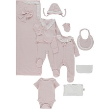 Bebetto Jakarlı Süprem Zıbın Set 10LU (Sweet Prıncess) Pembe