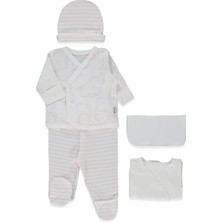 Bebetto Ribana Premature Zıbın Set 5li (Happy Anımal) Pembe