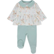 Bebetto Interlok Patikli Pijama Takımı 2li (My Sun) Mint