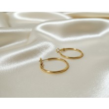 Rubibes Jewelry Çelik Halka Küpe