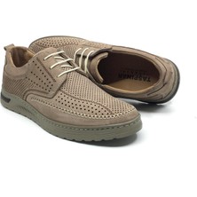 Taşpınar Ayakkabı Taşpınar 767 %100 Hakiki Nubuk Deri Ortopedik Erkek Yazlık Rahat Günlük Ayakkabı 40-45