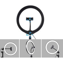 By Nevser® 8inç 20CM Youtube Instagram Tiktok Selfie  Stüdyo Video Fotoğraf Ring Light  Tripod LED Halk