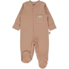 Bebetto Organik Raporlu Interlok Patikli Tulum (Organıc Be Nature) Kiremit