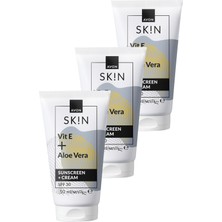 Avon Sk!n Güneş Koruyucu + Krem SPF30 50 Ml. Üçlü Paket