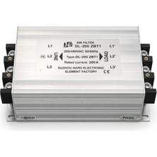 Gümrük Bey 200A Endüstriyel Parazit Giderici Emı Filtre - DL-200 Zbt1 (3 Faz)