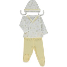 Bebetto Ajurlu Zıbın Set 3lü (Bloom) Sarı