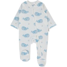 Bebetto Interlok Fermuarlı Patikli Tulum (Saıl Away) Ekru