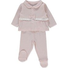 Bebetto Jakarlı Süprem Patikli Pijama Takımı 2li (Sweet Prıncess) Pembe