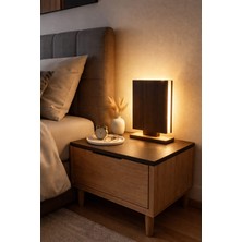 Masif Ahşap Gece Lambası