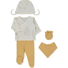 Bebetto Müslin Zıbın Set 5li (Pıllowy) Hardal