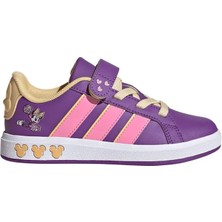 adidas Çocuk  Mor  Yürüyüş Ayakkabısı GRAND COURT MINNIE EL K JS2347