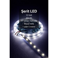 ZMR Lumıxa 1 Adet 5 Metre Şerit LED 4 Farklı Renk Şeçeneği (Trafosuz Çalışmaz)