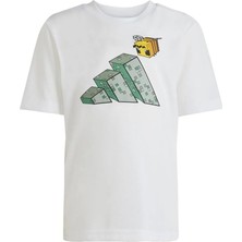 adidas Çocuk  Beyaz  Şortlu Takım LK MC TR SSET JZ3533