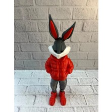 Ronanna Bugs Bunny Büyük Boy Figür 10×34 cm Salon Dekoru