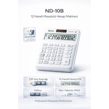 Need ND-10B Beyaz Hesap Makinesi