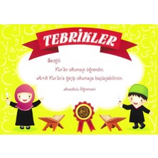 tp Tebrik Kartı Kuran'a Geçiş