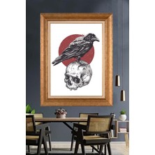 Giyense Altın Varaklı Çerçeveli Paspartulu Tablo SD723