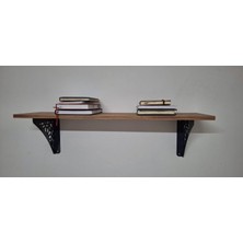 Home Duvara Monteli Lazer Kesim 2 mm Metal Ayaklı Raf