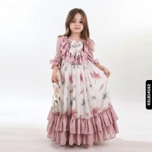 Xo Kids Kız Elbise 4-8 Yaş 2370 KELB14162