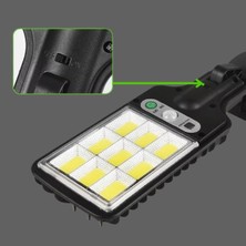 By Nevser® 3 Farklı Işık Modlu Güneş Enerjisiyle Şarj Olan Dış Mekan Uyumlu Kumandalı Solar Duvar Ledi