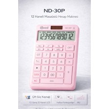 Need ND-30P Pastel Pembe Hesap Makinesi