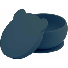 Oioi Silikon Kapaklı Kase Deep Blue