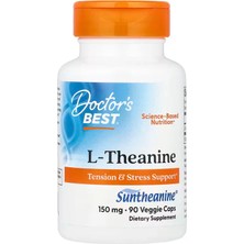 Doctor's Best L-Theanine Contains Suntheanine Helps Reduce Stress & Sleep 150 Mg 90 Caps