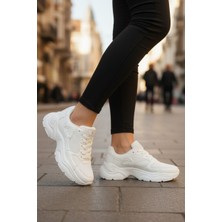 Enoch Kadın Destekleyici Arka Katmanlı ve Kalın Tabanlı Spor Ayakkabı