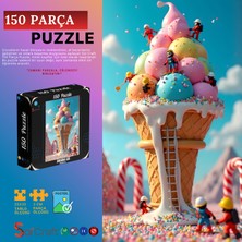 Soi Craft 150 Parça Puzzle Dondurma Dağı Inşaatı