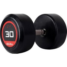 313 Sport 30 kg Kauçuk Kaplı Profesyonel Olimpik Dumbbell ( Dambıl )