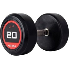 313 Sport 20 kg Kauçuk Kaplı Profesyonel Olimpik Dumbbell ( Dambıl )